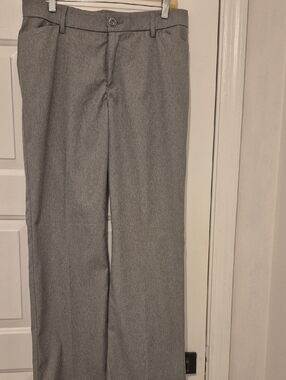 Lee Women's Light Gray Dress Pants - Straight Leg